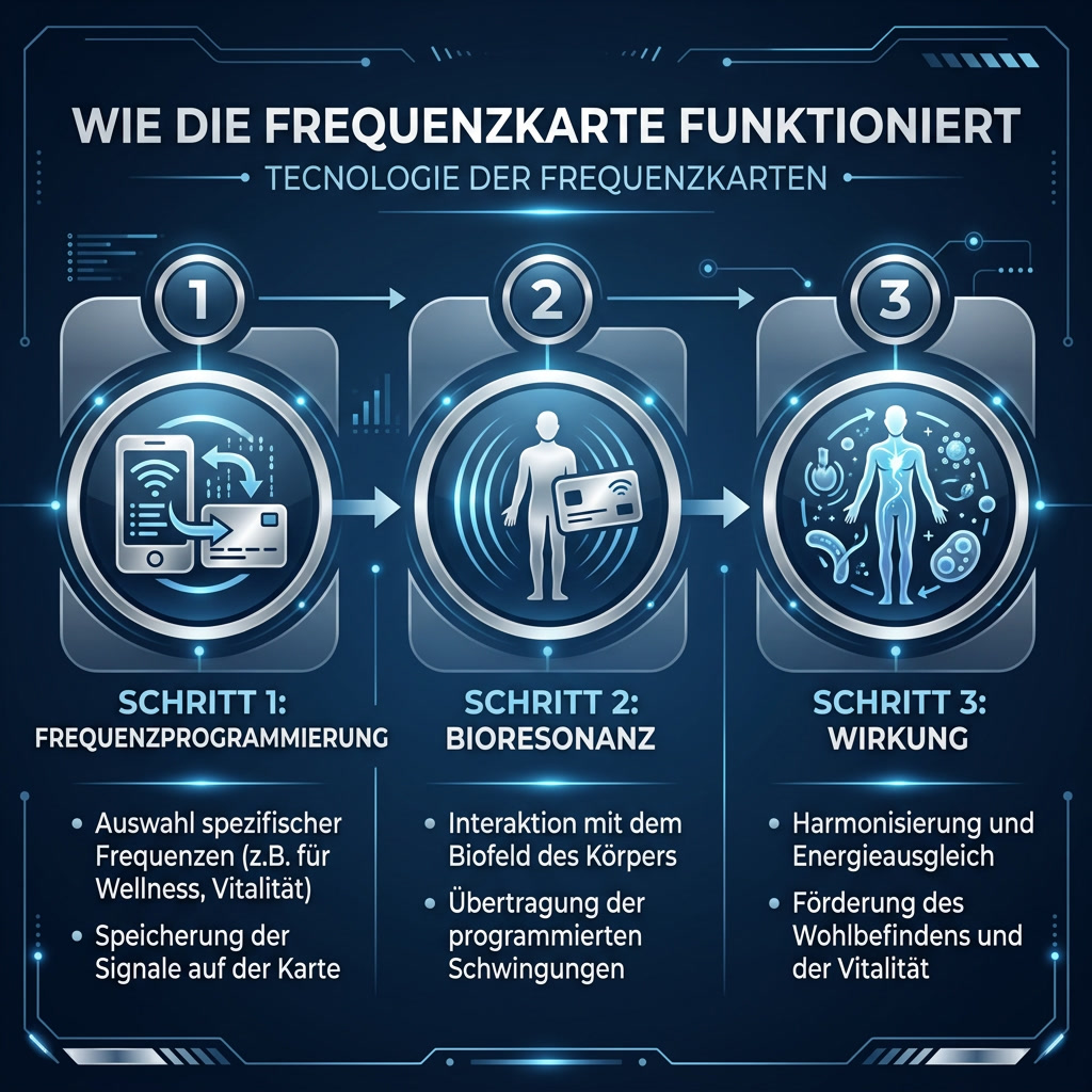 Infografik: Wie Frequenzkarten-Technologie in 3 Schritten wirkt