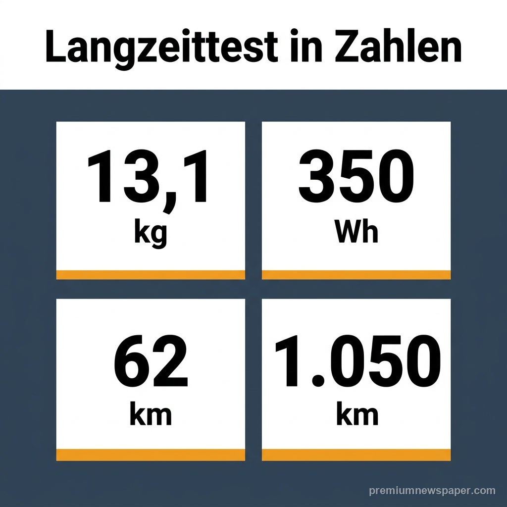 Infografik: Der Mondraker Dusty RR im Langzeittest in Zahlen